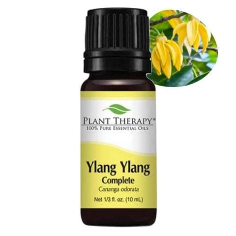 Přírodní esenciální olej Ylang Ylang pro hluboké dýchání jógy